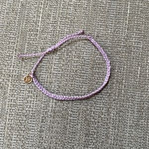 Pura Vida Purple Solid Braided Bracelet